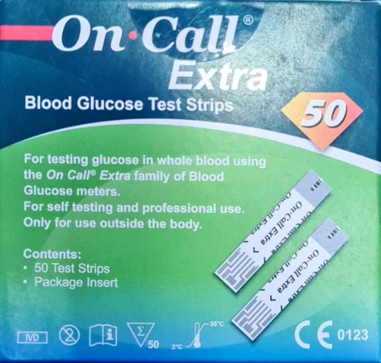 Picture of ON CALL PLUS EXTRA TEST STRIP